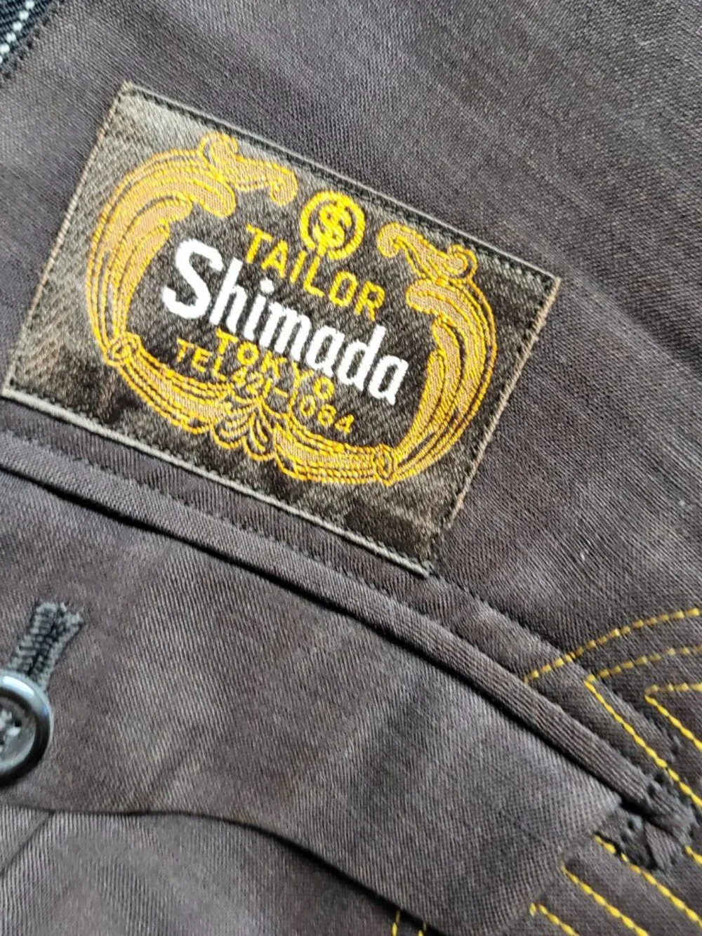 Vintage Shimada Tailor Tokyo Mens Blazer Jacket 44
